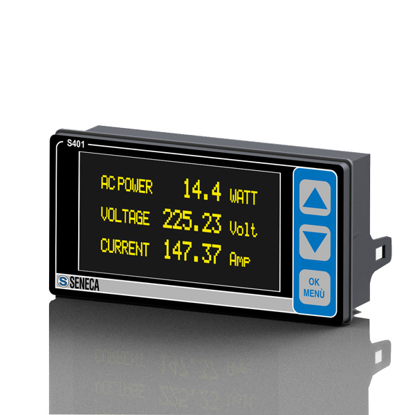 意大利Seneca ModBUS RTU指示器，帶2.7英寸有機發光二極管顯示屏S401-L