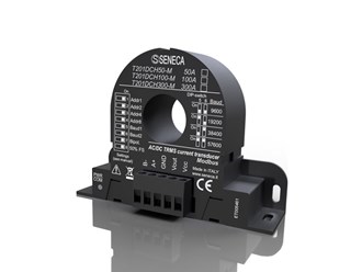 意大利Seneca  交流/DC無接觸TRMS電流(100安)傳感器，霍爾效應為0..10 V AO和ModBUS接口T201DCH100-M